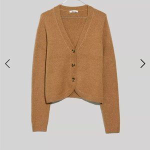 Haskell Crop Cardigan Sweater in Coziest Textured Yarn